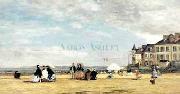 Eugene Boudin Jetty At Trouville oil painting artist